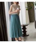 【ビームス ハート/BEAMS HEART】のミディ丈 ギャザーフレアスカート GREEN|ID: prp329100004548055 ipo3291000000032724035