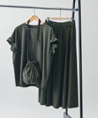【コーエン/COEN】の【C.mt】ポーチ付きフリルTEE スカート(セットアップ) OLIVE|ID: prp329100004548064 ipo3291000000032224704