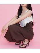 【スナイデル/SNIDEL】のレースドッキングニットワンピース BRW[058]|ID:prp329100004548082