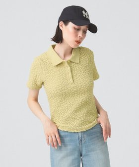 【ビームス ウイメン/BEAMS】の【待望の再入荷/ポロシャツ/襟付き/半袖】フクレジャカード ポロ 25AW 人気、トレンドファッション・服の通販 founy(ファニー) ファッション Fashion レディースファッション Fashion for Women トップス・カットソー Cut & Sew Tops シャツ・ブラウス・オフィスカジュアル Elegant Blouses & Button-Ups ポロシャツ・きれいめカジュアル Smart-Casual Polo Tops クラシカル Classical, Vintage-Inspired シンプル Simple, Minimal ジャカード／ジャガード Jacquard, Woven Pattern スマート Smart, Elegant スラックス Slacks, Dress Pants デコルテ Décolleté, Neckline デニム Denim, Jeans Material トレンド Trend, Trending Now フレア Flare, Flared ポロシャツ Polo Shirt, Collared Tee 半袖 Short Sleeve, Half Sleeve リラックス Relax, Relaxed Fit ワイド Wide, Wide Fit 再入荷 Restock / Back in Stock エレガント 上品 Elegant 2025年 2025 2025-2026秋冬・A/W Autumn/Winter 2025–26 AW25–26 |ID:prp329100004548251