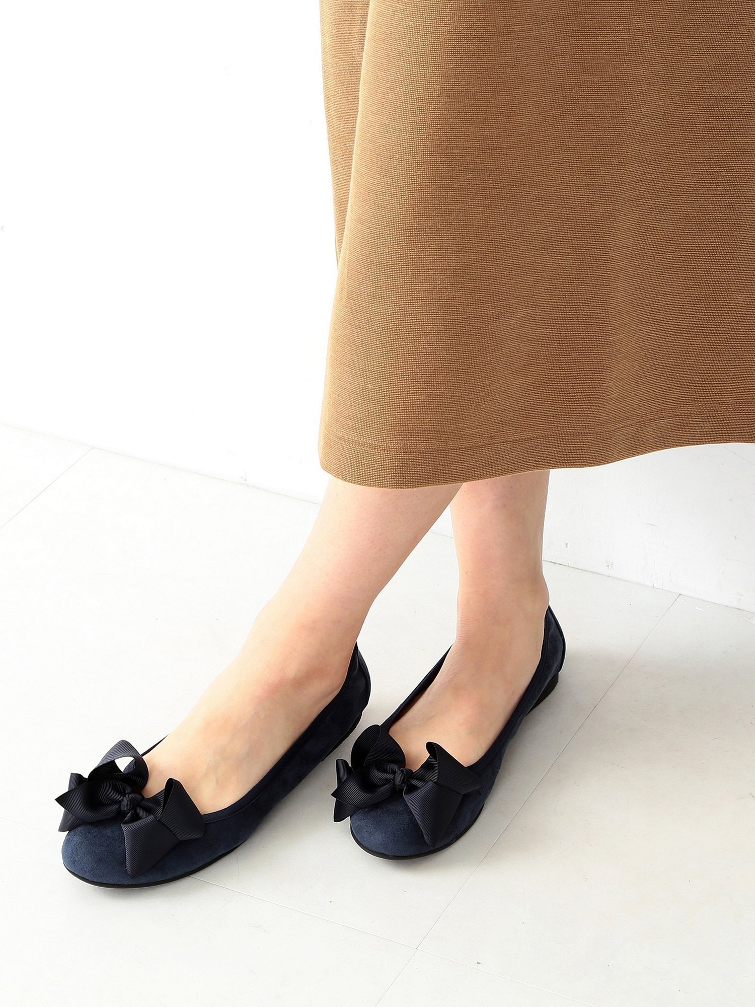 【ビームス ウイメン/BEAMS】の【再入荷/ロングセラー】SEPTEMBER MOON / リボン バレエシューズ インテリア・キッズ・メンズ・レディースファッション・服の通販 founy(ファニー) 　ファッション　Fashion　レディースファッション　Fashion for Women　シューズ　Shoes, Footwear　バレエ　Ballet, Ballet Style　フェミニン　Feminine, Girly　リボン　Ribbon, Bow　再入荷　Restock / Back in Stock　NAVY|ID: prp329100004548259 ipo3291000000033709365