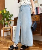 【モーメントプラス/moment+ / MEN】のフロントスリットデニムスカート 人気、トレンドファッション・服の通販 founy(ファニー) ファッション Fashion メンズファッション Fashion for Men おすすめ Recommended / Our Picks カットソー Cut and Sewn Top シンプル Simple, Minimal スリット Slit, Slit Detail デニム Denim, Jeans Material フィット Fit, Slim Fit フロント Front, Front Design ポケット Pocket, Pocket Detail thumbnail サックスブルー|ID: prp329100004548261 ipo3291000000033545043