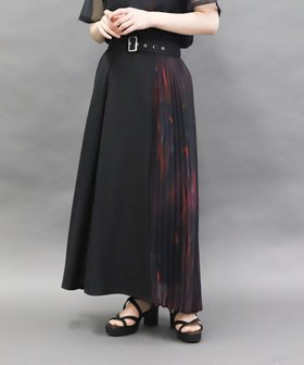 【アクシーズファム/axes femme】のプリーツ切り替えスカート 人気、トレンドファッション・服の通販 founy(ファニー) ファッション Fashion レディースファッション WOMEN スカート Skirt おすすめ Recommend プリーツ Pleats マーブル Marble |ID:prp329100004548297