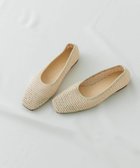 【ロデスコ/RODE SKO / URBAN RESEARCH】の『MADE IN JAPAN』スクエアメッシュフラットシューズ IVORY|ID: prp329100004548309 ipo3291000000032725458