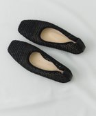 【ロデスコ/RODE SKO / URBAN RESEARCH】の『MADE IN JAPAN』スクエアメッシュフラットシューズ BLACK|ID: prp329100004548309 ipo3291000000032725465
