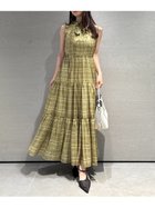 【フレイ アイディー/FRAY I.D】の2wayベルト付きティアードワンピース 人気、トレンドファッション・服の通販 founy(ファニー) ファッション Fashion レディースファッション WOMEN ワンピース Dress ベルト Belts ギャザー Gather チェック Check ティアード Tiered ティアードワンピース Tiered Dress トレンド Trend 人気 Popularity ハイネック High Neck フロント Front エレガント 上品 Elegant thumbnail YEL[032]|ID: prp329100004548346 ipo3291000000032142868