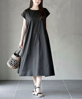 【アールピーエス/rps】のフレンチスリーブワイドワンピース 人気、トレンドファッション・服の通販 founy(ファニー) ファッション Fashion レディースファッション Fashion for Women ワンピース Dresses インド Indian Textile コンパクト Compact, Small Size シンプル Simple, Minimal スリーブ Sleeve, Long Sleeve / Short Sleeve バランス Balance, Style Balance フレア Flare, Flared フレンチ French, French Style ポケット Pocket, Pocket Detail |ID:prp329100004548393