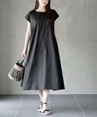 【アールピーエス/rps】のフレンチスリーブワイドワンピース 人気、トレンドファッション・服の通販 founy(ファニー) ファッション Fashion レディースファッション Fashion for Women ワンピース Dresses インド Indian Textile コンパクト Compact, Small Size シンプル Simple, Minimal スリーブ Sleeve, Long Sleeve / Short Sleeve バランス Balance, Style Balance フレア Flare, Flared フレンチ French, French Style ポケット Pocket, Pocket Detail thumbnail ブラック|ID: prp329100004548393 ipo3291000000032729463