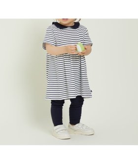 【プチバトー/PETIT BATEAU / KIDS】のワンピース レギンスセット 人気、トレンドファッション・服の通販 founy(ファニー) ファッション Fashion キッズファッション KIDS ワンピース Dress/Kids ギフト プレゼント Gift Present レギンス Leggings 半袖 Short Sleeve |ID:prp329100004548407