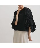 【アダム エ ロペ/ADAM ET ROPE'】の【WEB限定】フリルスリーブカットソー 人気、トレンドファッション・服の通販 founy(ファニー) ファッション Fashion レディースファッション WOMEN トップス・カットソー Tops/Tshirt カットソー Cut and Sewn アクセサリー Accessories 春 Spring カットソー Cut And Sew シャーリング Shirring ショート Short スニーカー Sneakers バランス Balance バングル Bangle フリル Frills ボトム Bottom S/S・春夏 Ss・Spring/Summer おすすめ Recommend 夏 Summer 2025年 2025 2025春夏・S/S Ss,Spring/Summer,2025 thumbnail ブラック系(02)|ID: prp329100004548431 ipo3291000000032305285
