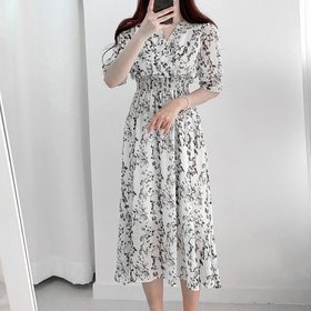 【ミニミニストア/miniministore】の花柄 フレアワンピース春夏カシュクール風 人気、トレンドファッション・服の通販 founy(ファニー) ファッション Fashion レディースファッション WOMEN ワンピース Dress カシュクール Cachecoeur シャーリング Shirring フェミニン Feminine フレア Flare エレガント 上品 Elegant 半袖 Short Sleeve 夏 Summer 旅行 Travel 春 Spring S/S・春夏 Ss・Spring/Summer |ID:prp329100004548449