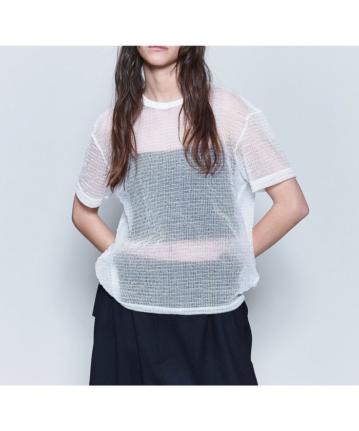 【ビューティ&ユース ユナイテッドアローズ/BEAUTY&YOUTH / UNITED ARROWS】の6(ROKU) シアー シャーリング Tシャツ インテリア・キッズ・メンズ・レディースファッション・服の通販 founy(ファニー) https://founy.com/ ファッション Fashion レディースファッション Fashion for Women トップス・カットソー Cut & Sew Tops シャツ・ブラウス・オフィスカジュアル Elegant Blouses & Button-Ups ロングTシャツ・Tシャツ Longline T-Shirts & Tees インナー Innerwear シアー Sheer, See-Through シャーリング Shirring, Ruched 夏 Summer |ID: prp329100004548460 ipo3291000000032721556