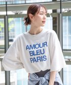 【グローバルワーク/GLOBAL WORK】の乾きやすいプリント7分袖/115476 アイボリー*ブルーロゴ08|ID: prp329100004548469 ipo3291000000032332220