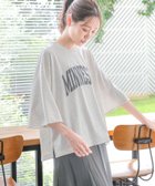 【グローバルワーク/GLOBAL WORK】の乾きやすいプリント7分袖/115476 杢グレー*カレッジ12|ID: prp329100004548469 ipo3291000000032332226