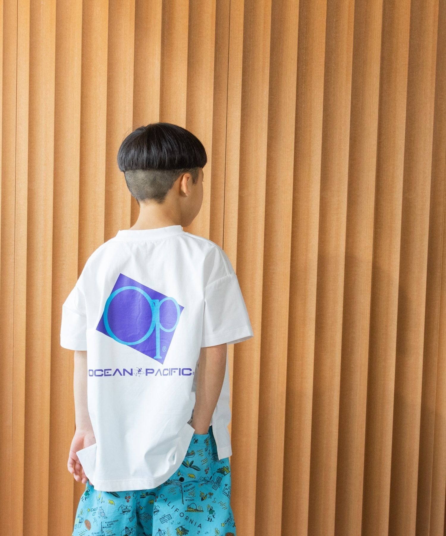 【ローリーズファーム/LOWRYS FARM / KIDS】の【KIDS】Ocean PacificバックPTTSS インテリア・キッズ・メンズ・レディースファッション・服の通販 founy(ファニー) 　ファッション　Fashion　キッズファッション　Fashion for Kids　ストレッチ　Stretch, Stretchy Fabric　プリント　Print, Printed Pattern　メンズ　Men's, Menswear　夏　Summer　軽量　Lightweight, Ultra Light　オフ|ID: prp329100004548476 ipo3291000000032728972