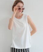 【ベイフロー/BAYFLOW】の【bijorie】カップ付きシルケットスムースノースリーブ/NEW BASIC series オフホワイト|ID: prp329100004548493 ipo3291000000032678388
