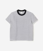 【ビショップ/Bshop】のクルーネック半袖Tシャツ WOMEN 人気、トレンドファッション・服の通販 founy(ファニー) ファッション Fashion レディースファッション Fashion for Women トップス・カットソー Cut & Sew Tops シャツ・ブラウス・オフィスカジュアル Elegant Blouses & Button-Ups ロングTシャツ・Tシャツ Longline T-Shirts & Tees ストレッチ Stretch, Stretchy Fabric フィット Fit, Slim Fit ボーダー Border, Stripe レギュラー Regular, Standard Fit 半袖 Short Sleeve, Half Sleeve thumbnail BLACK系1|ID: prp329100004548500 ipo3291000000032741410
