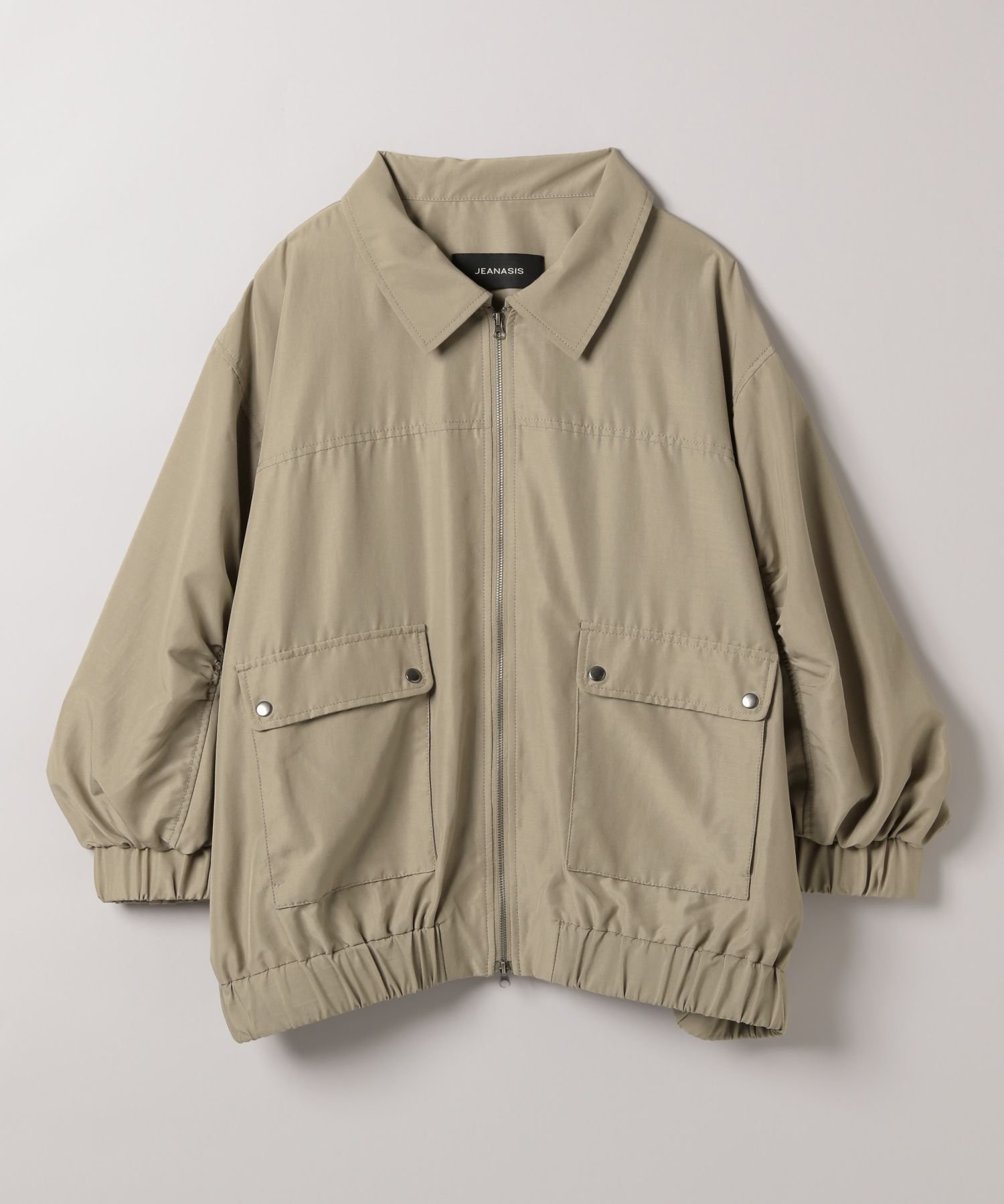 【ジーナシス/JEANASiS】の【接触冷感】ポケットブルゾン インテリア・キッズ・メンズ・レディースファッション・服の通販 founy(ファニー) 　ファッション　Fashion　レディースファッション　WOMEN　アウター　Coat Outerwear　ブルゾン　Blouson/Jackets　おすすめ　Recommend　キャミソール　Camisole　タンク　Tank　トレンド　Trend　フェミニン　Feminine　フレア　Flare　ブルゾン　Blouson　ポケット　Pocket　ワイド　Wide　ワーク　Work　夏　Summer　ライトカーキ|ID: prp329100004548516 ipo3291000000032367607