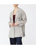 【ラシュッド/LASUD】のダブルテーラードサマージャケット ベージュ|ID: prp329100004548518 ipo3291000000032692987