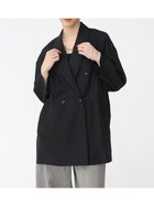 【ラシュッド/LASUD】のダブルテーラードサマージャケット ブラック|ID: prp329100004548518 ipo3291000000032692989
