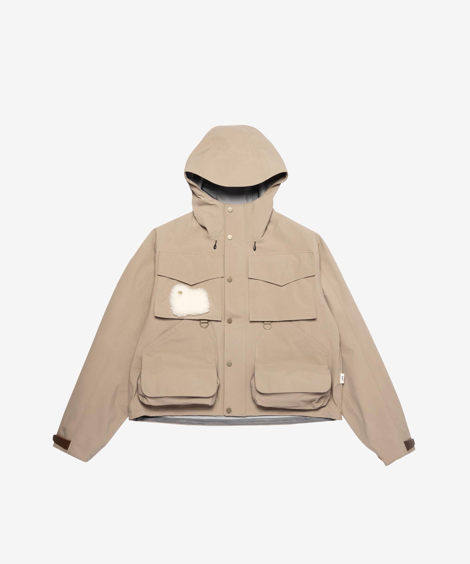 【ウールリッチ/WOOLRICH】の【公式】ゴアテックス スリーレイヤー フィッシング ジャケット インテリア・キッズ・メンズ・レディースファッション・服の通販 founy(ファニー) 　ファッション　Fashion　レディースファッション　WOMEN　アウター　Coat Outerwear　ジャケット　Jackets　アウトドア　Outdoor　ジャケット　Jacket　スタイリッシュ　Stylish　フラップ　Flap　ポケット　Pocket　リップ　Lip　日本製　Made In Japan　BEIGE|ID: prp329100004548521 ipo3291000000032144735