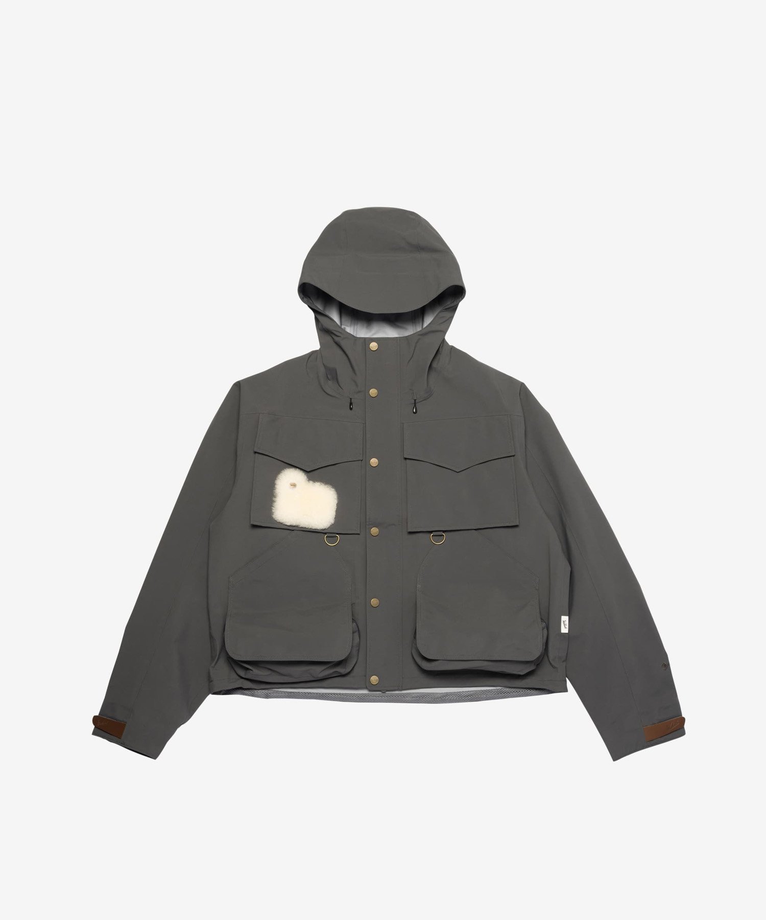 【ウールリッチ/WOOLRICH】の【公式】ゴアテックス スリーレイヤー フィッシング ジャケット インテリア・キッズ・メンズ・レディースファッション・服の通販 founy(ファニー) 　ファッション　Fashion　レディースファッション　WOMEN　アウター　Coat Outerwear　ジャケット　Jackets　アウトドア　Outdoor　ジャケット　Jacket　スタイリッシュ　Stylish　フラップ　Flap　ポケット　Pocket　リップ　Lip　日本製　Made In Japan　GRAY|ID: prp329100004548521 ipo3291000000032144736