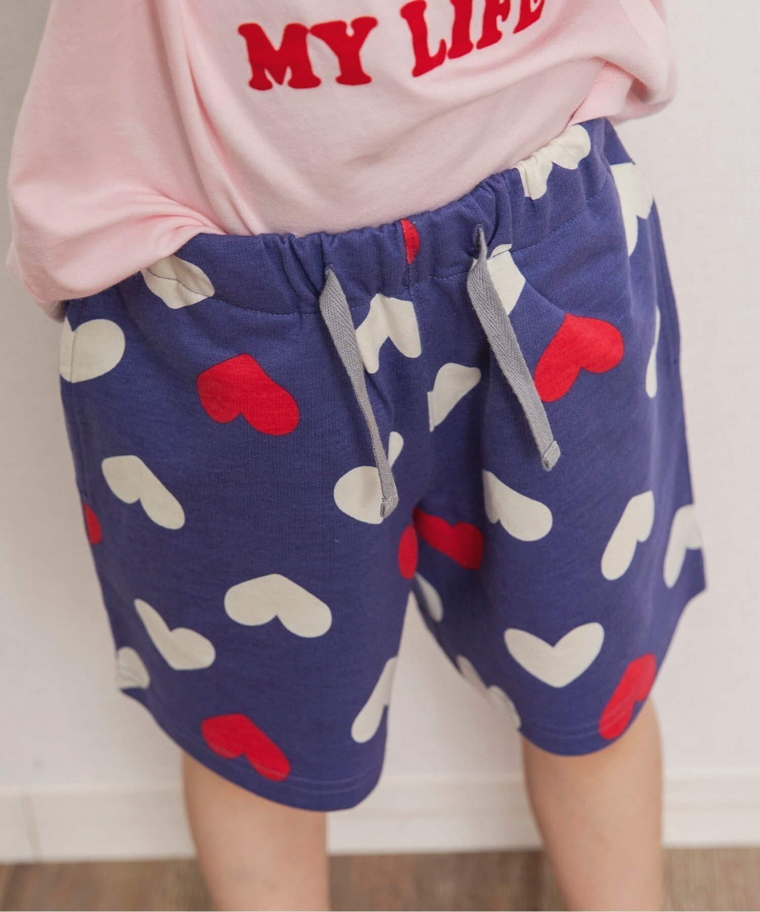 【その他のブランド/Other】のカラバリイージーパンツ 4分丈 インテリア・キッズ・メンズ・レディースファッション・服の通販 founy(ファニー) 　ファッション　Fashion　キッズファッション　Fashion for Kids　ボトムス　Bottoms　ストライプ　Stripe, Striped Pattern　ハーフ　Half, Half-Length　プリント　Print, Printed Pattern　無地　Plain, Solid Color　レオパード　Leopard, Animal Print　ローズ　Rose, Rose Motif　夏　Summer　卒業式　Graduation Ceremony　ロイヤルブルー|ID: prp329100004548535 ipo3291000000032580102