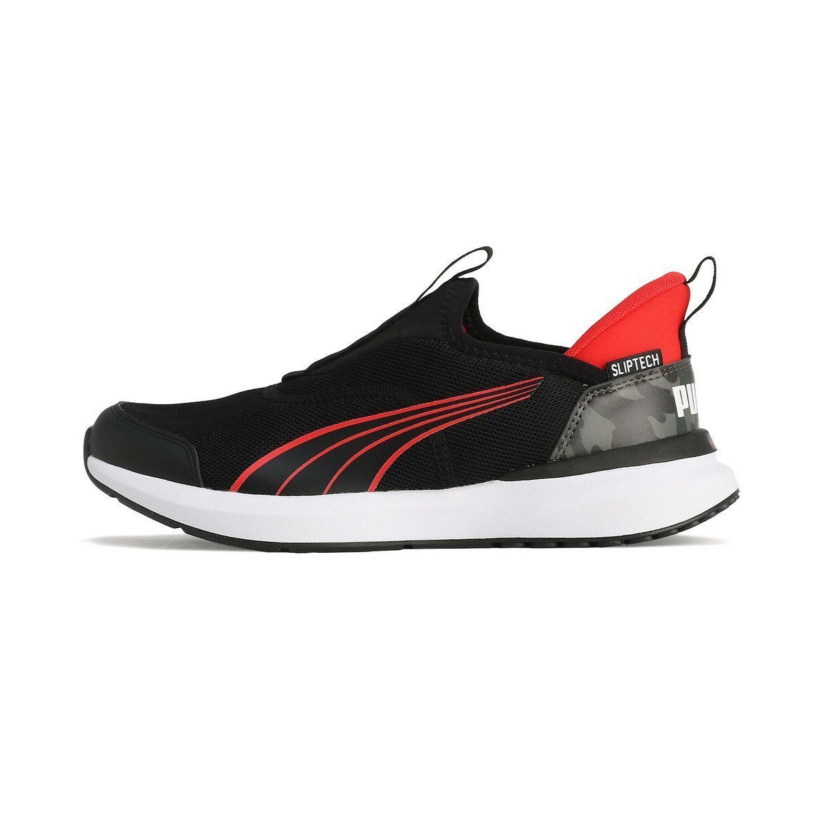 【プーマ/PUMA / KIDS】のキッズ クルーズ プロフォーム イーズイン カモ スニーカー 22-25cm インテリア・キッズ・メンズ・レディースファッション・服の通販 founy(ファニー) 　ファッション　Fashion　キッズファッション　KIDS　おすすめ　Recommend　クッション　Cushion　スニーカー　Sneakers　スリッポン　Slip-Ons　フォーム　Form　プリント　Print　メッシュ　Mesh　軽量　Lightweight　PUMA Black-For|ID: prp329100004548546 ipo3291000000032145003