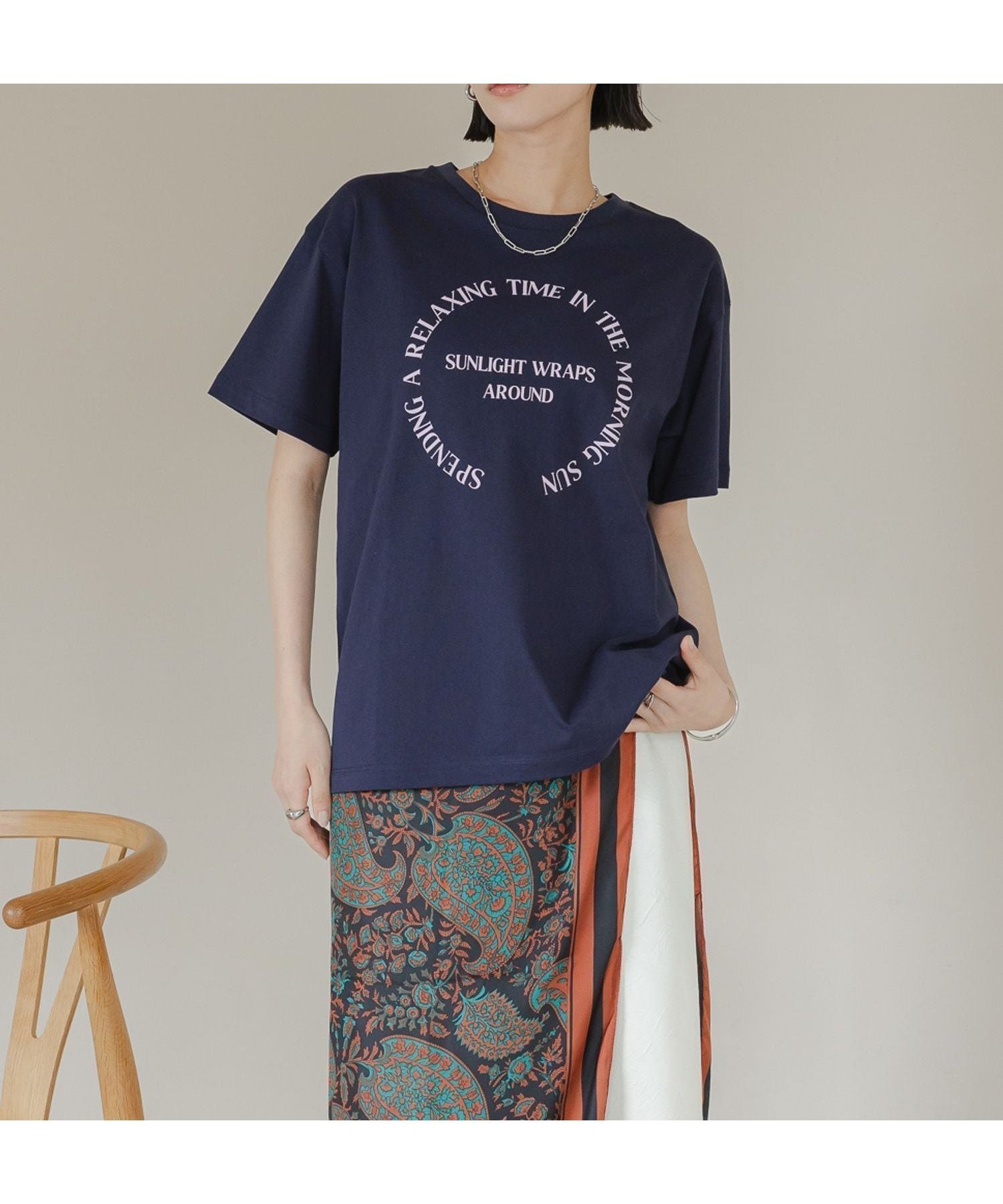【ローリーズファーム/LOWRYS FARM】のシンプルロゴTEE インテリア・キッズ・メンズ・レディースファッション・服の通販 founy(ファニー) 　ファッション　Fashion　レディースファッション　Fashion for Women　おすすめ　Recommended / Our Picks　インナー　Innerwear　ショート　Short, Short Length　バランス　Balance, Style Balance　ビスチェ　Bustier, Corset Top　ベーシック　Basic, Essential　ボトム　Bottoms, Lower Wear　定番　Standard, Basic Item　ネイビー88|ID: prp329100004548555 ipo3291000000033427974