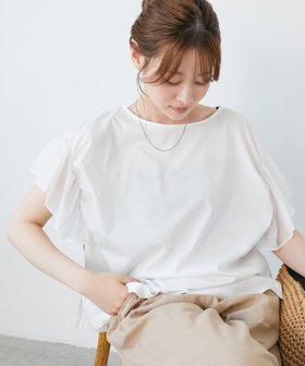 【ルクールブラン/le.coeur blanc】のコットンシルケットコンビカットプルオーバー 人気、トレンドファッション・服の通販 founy(ファニー) ファッション Fashion レディースファッション Fashion for Women トップス・カットソー Cut & Sew Tops カジュアルプルオーバー・ニットトップス Pullovers & Knit Tops / Casual Pullovers おすすめ Recommended / Our Picks なめらか Smooth, Silky Texture ウェーブ Wavy Pattern カットソー Cut and Sewn Top シアー Sheer, See-Through シルケット Silket, Silky Cotton シンプル Simple, Minimal ストレート Straight, Straight Cut タフタ Taffeta, Structured Fabric エレガント 上品 Elegant 夏 Summer |ID:prp329100004548559
