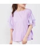 【ルクールブラン/le.coeur blanc】のコットンシルケットコンビカットプルオーバー 人気、トレンドファッション・服の通販 founy(ファニー) ファッション Fashion レディースファッション Fashion for Women トップス・カットソー Cut & Sew Tops カジュアルプルオーバー・ニットトップス Pullovers & Knit Tops / Casual Pullovers おすすめ Recommended / Our Picks なめらか Smooth, Silky Texture ウェーブ Wavy Pattern カットソー Cut and Sewn Top シアー Sheer, See-Through シルケット Silket, Silky Cotton シンプル Simple, Minimal ストレート Straight, Straight Cut タフタ Taffeta, Structured Fabric エレガント 上品 Elegant 夏 Summer thumbnail ラベンダー|ID: prp329100004548559 ipo3291000000032986669