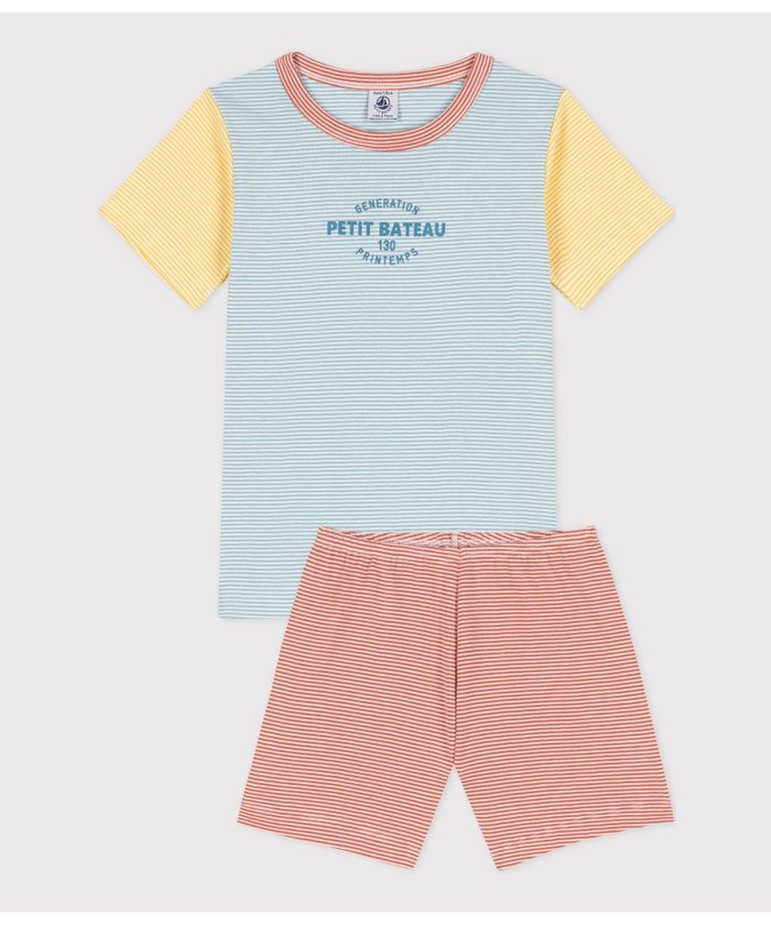 【プチバトー/PETIT BATEAU / KIDS】のミラレ半袖パジャマ インテリア・キッズ・メンズ・レディースファッション・服の通販 founy(ファニー) https://founy.com/ ファッション Fashion キッズファッション KIDS おすすめ Recommend パジャマ Pajamas ブロック Block 半袖 Short Sleeve |ID: prp329100004548576 ipo3291000000032145312
