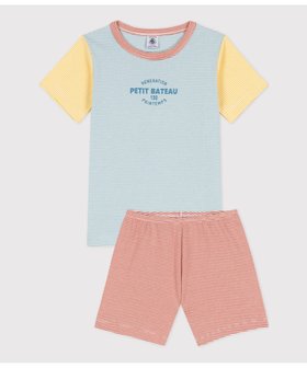 【プチバトー/PETIT BATEAU / KIDS】のミラレ半袖パジャマ 人気、トレンドファッション・服の通販 founy(ファニー) ファッション Fashion キッズファッション KIDS おすすめ Recommend パジャマ Pajamas ブロック Block 半袖 Short Sleeve |ID:prp329100004548576
