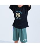 【デビロック/devirock / KIDS】の【普段着でもルームウェアでも】デビラボROOM速乾サラっとストレッチメッシュパジャマ 25SS 人気、トレンドファッション・服の通販 founy(ファニー) ファッション Fashion キッズファッション KIDS ストレッチ Stretch パジャマ Pajamas プリント Print メッシュ Mesh 2025年 2025 2025春夏・S/S Ss,Spring/Summer,2025 thumbnail 004-トラ-ブラック|ID: prp329100004548599 ipo3291000000032145628