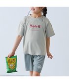 【デビロック/devirock / KIDS】の【普段着でもルームウェアでも】デビラボROOM速乾サラっとストレッチメッシュパジャマ 25SS 人気、トレンドファッション・服の通販 founy(ファニー) ファッション Fashion キッズファッション KIDS ストレッチ Stretch パジャマ Pajamas プリント Print メッシュ Mesh 2025年 2025 2025春夏・S/S Ss,Spring/Summer,2025 thumbnail 010-ロゴ3-Lグレー|ID: prp329100004548599 ipo3291000000032145630