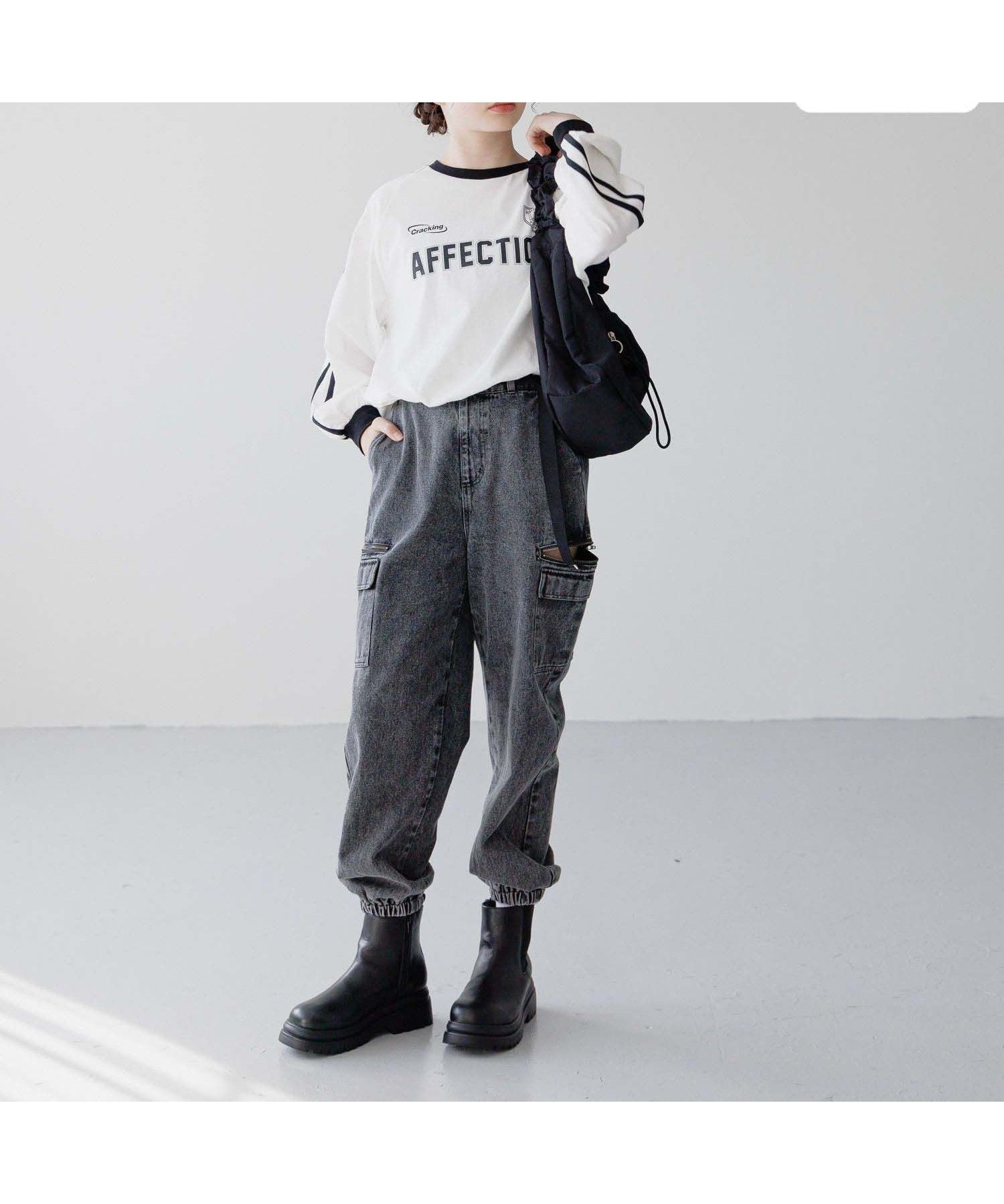 【グローバルワーク/GLOBAL WORK / KIDS】のヘビロッTEEドロスト長袖/キッズ/311574 インテリア・キッズ・メンズ・レディースファッション・服の通販 founy(ファニー) 　ファッション　Fashion　キッズファッション　KIDS　おすすめ　Recommend　ショーツ　Shorts　ショート　Short　長袖　Long Sleeve　オフ05|ID: prp329100004548607 ipo3291000000032145718