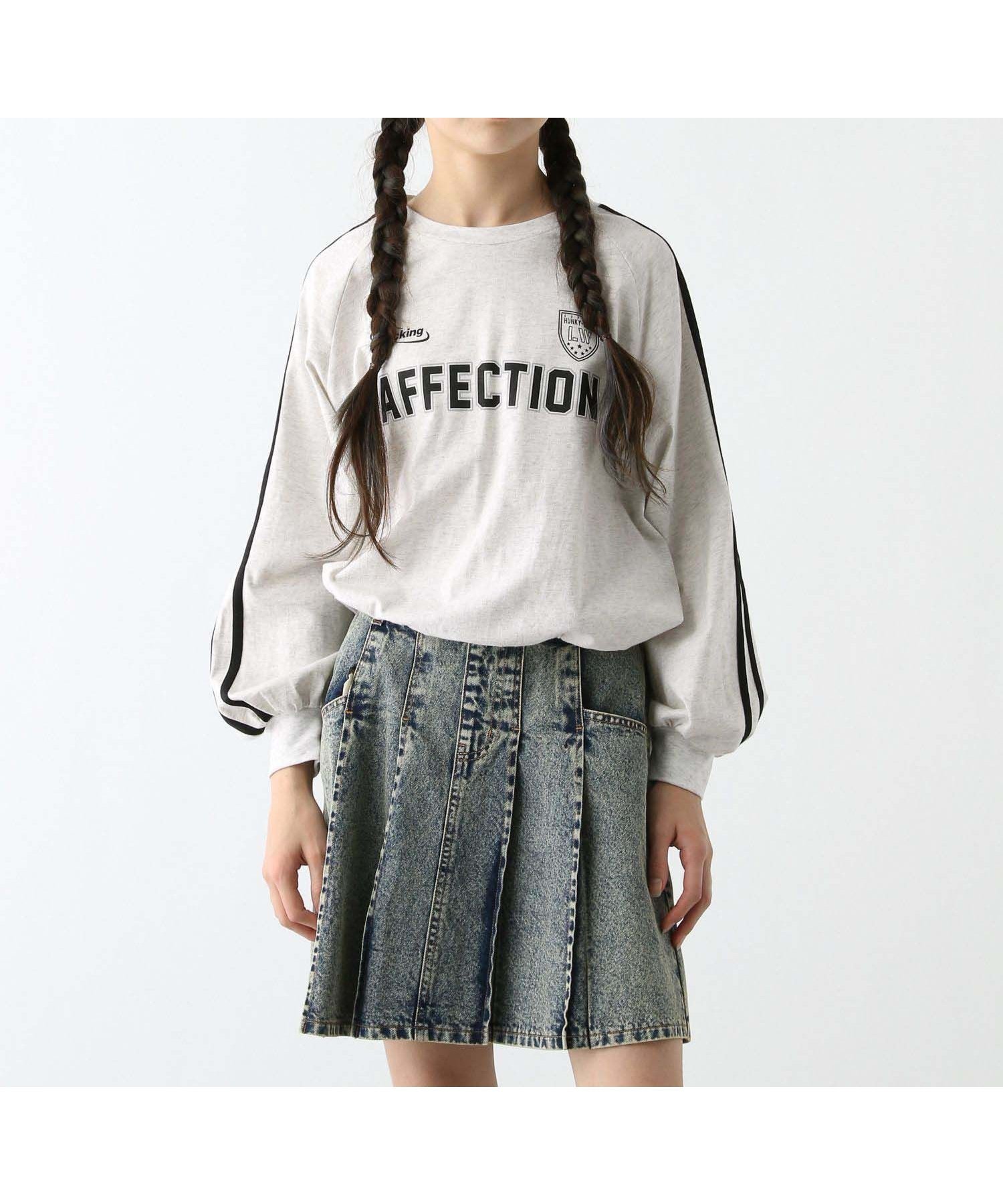 【グローバルワーク/GLOBAL WORK / KIDS】のヘビロッTEEドロスト長袖/キッズ/311574 インテリア・キッズ・メンズ・レディースファッション・服の通販 founy(ファニー) 　ファッション　Fashion　キッズファッション　KIDS　おすすめ　Recommend　ショーツ　Shorts　ショート　Short　長袖　Long Sleeve　白杢08|ID: prp329100004548607 ipo3291000000032145720
