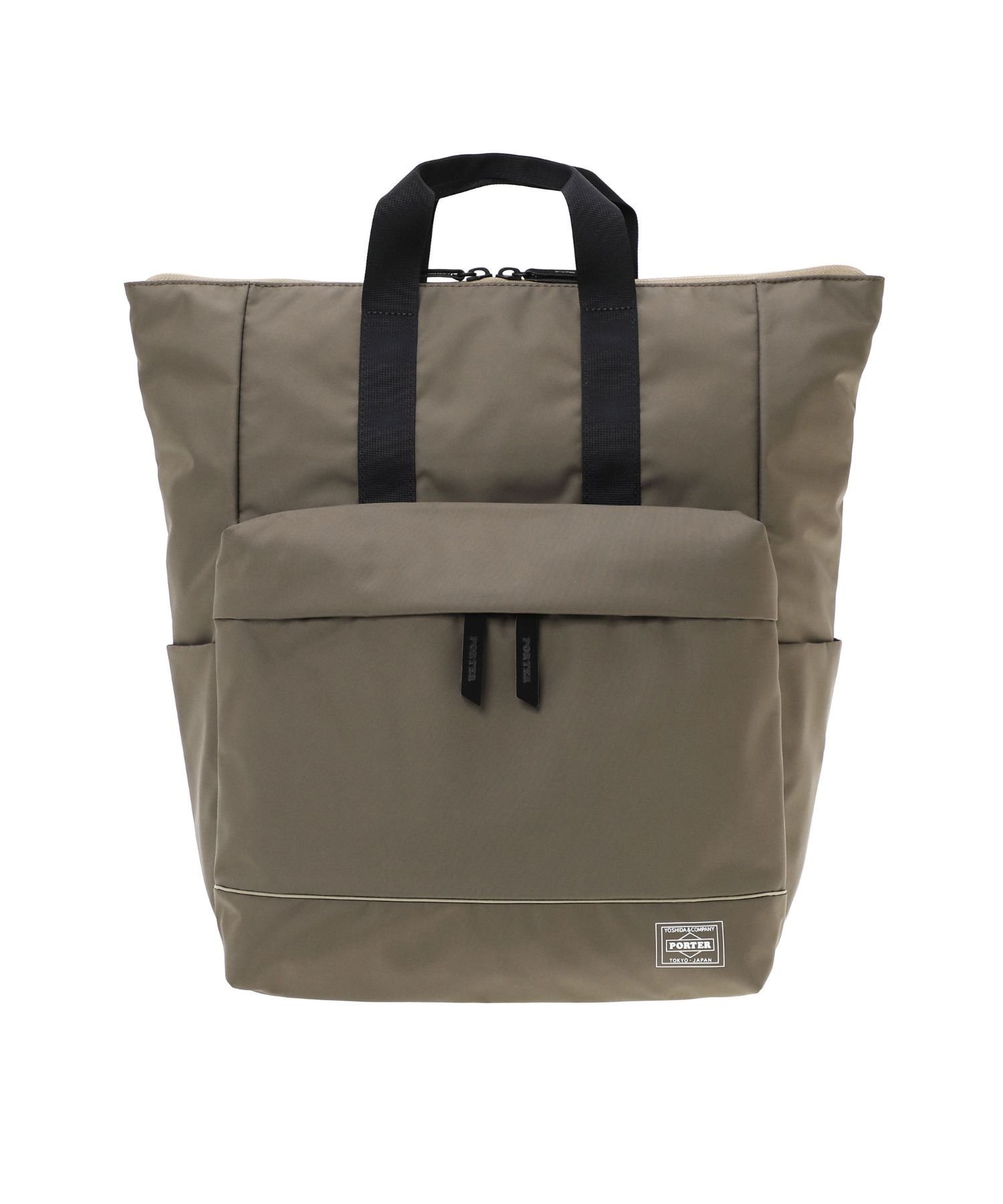 【ポーター/PORTER / MEN】のムース 2WAYデイパック インテリア・キッズ・メンズ・レディースファッション・服の通販 founy(ファニー) 　ファッション　Fashion　メンズファッション　Fashion for Men　シンプル　Simple, Minimal　デイパック　Daypack, Casual Backpack　フォルム　Silhouette, Form　軽量　Lightweight, Ultra Light　グレージュ|ID: prp329100004548621 ipo3291000000032744050
