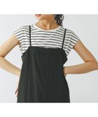 【グローバルワーク/GLOBAL WORK】の快適フレンチプルオーバー/289381 人気、トレンドファッション・服の通販 founy(ファニー) ファッション Fashion レディースファッション Ladies' Fashion Online トップス・カットソー Tops/Tshirt プルオーバー Pullover インナー Inner サロペット Overalls スリット Slit タンク Tank フレンチ French ベーシック Basic 吸水 Water Absorption 夏 Summer thumbnail オフ×ブラックボーダー10|ID: prp329100004548634 ipo3291000000032626080