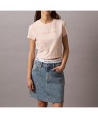 【カルバンクライン/Calvin Klein】の【公式ショップ】 カルバンクライン ベイビーTシャツ Calvin Klein Jeans 47AB817 人気、トレンドファッション・服の通販 founy(ファニー) ファッション Fashion レディースファッション WOMEN トップス・カットソー Tops/Tshirt シャツ/ブラウス Shirts/Blouses ロング / Tシャツ T-Shirts thumbnail Silver Peony|ID: prp329100004548687 ipo3291000000032359675