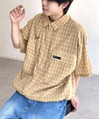 【シーピーシーエム/CPCM】の半袖チェックフィッシングシャツ 人気、トレンドファッション・服の通販 founy(ファニー) ファッション Fashion レディースファッション Ladies' Fashion Online トップス・カットソー Tops/Tshirt シャツ/ブラウス Shirts/Blouses アウトドア Outdoor 半袖 Short Sleeve thumbnail イエロー|ID: prp329100004548696 ipo3291000000032647141