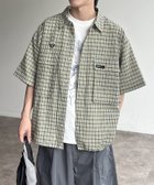 【シーピーシーエム/CPCM】の半袖チェックフィッシングシャツ 人気、トレンドファッション・服の通販 founy(ファニー) ファッション Fashion レディースファッション Ladies' Fashion Online トップス・カットソー Tops/Tshirt シャツ/ブラウス Shirts/Blouses アウトドア Outdoor 半袖 Short Sleeve thumbnail グリーン|ID: prp329100004548696 ipo3291000000032647143