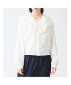 【マーコート/MARcourt】のmizuiro ind ダブルフリルカラーシャツ オフホワイト|ID: prp329100004548711 ipo3291000000032714778