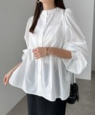 【アンドミー/andme】の2way ボリューム 長袖 ペプラム シャツ ブラウス 人気、トレンドファッション・服の通販 founy(ファニー) ファッション Fashion レディースファッション Fashion for Women トップス・カットソー Cut & Sew Tops シャツ・ブラウス・オフィスカジュアル Elegant Blouses & Button-Ups おすすめ Recommended / Our Picks シャーリング Shirring, Ruched ベスト Vest, Waistcoat ペプラム Peplum, Flared Hem 長袖 Long Sleeve, Full Sleeve thumbnail オフホワイト|ID: prp329100004548734 ipo3291000000033650453