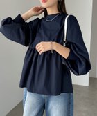 【アンドミー/andme】の2way ボリューム 長袖 ペプラム シャツ ブラウス 人気、トレンドファッション・服の通販 founy(ファニー) ファッション Fashion レディースファッション Fashion for Women トップス・カットソー Cut & Sew Tops シャツ・ブラウス・オフィスカジュアル Elegant Blouses & Button-Ups おすすめ Recommended / Our Picks シャーリング Shirring, Ruched ベスト Vest, Waistcoat ペプラム Peplum, Flared Hem 長袖 Long Sleeve, Full Sleeve thumbnail ネイビー|ID: prp329100004548734 ipo3291000000033650454
