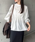 【アンドミー/andme】の2way ボリューム 長袖 ペプラム シャツ ブラウス 人気、トレンドファッション・服の通販 founy(ファニー) ファッション Fashion レディースファッション Fashion for Women トップス・カットソー Cut & Sew Tops シャツ・ブラウス・オフィスカジュアル Elegant Blouses & Button-Ups シャーリング Shirring, Ruched 長袖 Long Sleeve, Full Sleeve ブロード Broadcloth, Fine Cotton ベスト Vest, Waistcoat ペプラム Peplum, Flared Hem おすすめ Recommended / Our Picks thumbnail オフホワイト|ID: prp329100004548734 ipo3291000000034286261