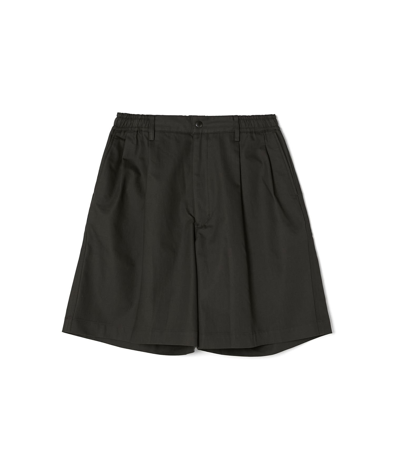 【エヌ.ハリウッド/N.HOOLYWOOD / MEN】のTUCK HALF PANTS インテリア・キッズ・メンズ・レディースファッション・服の通販 founy(ファニー) 　ファッション　Fashion　メンズファッション　MEN　ボトムス　Bottoms/Men　コレクション　Collection　今季　This Season　吸水　Water Absorption　ドローコード　Draw Cord　ポケット　Pocket　ワイド　Wide　CHARCOAL|ID: prp329100004548736 ipo3291000000032319473