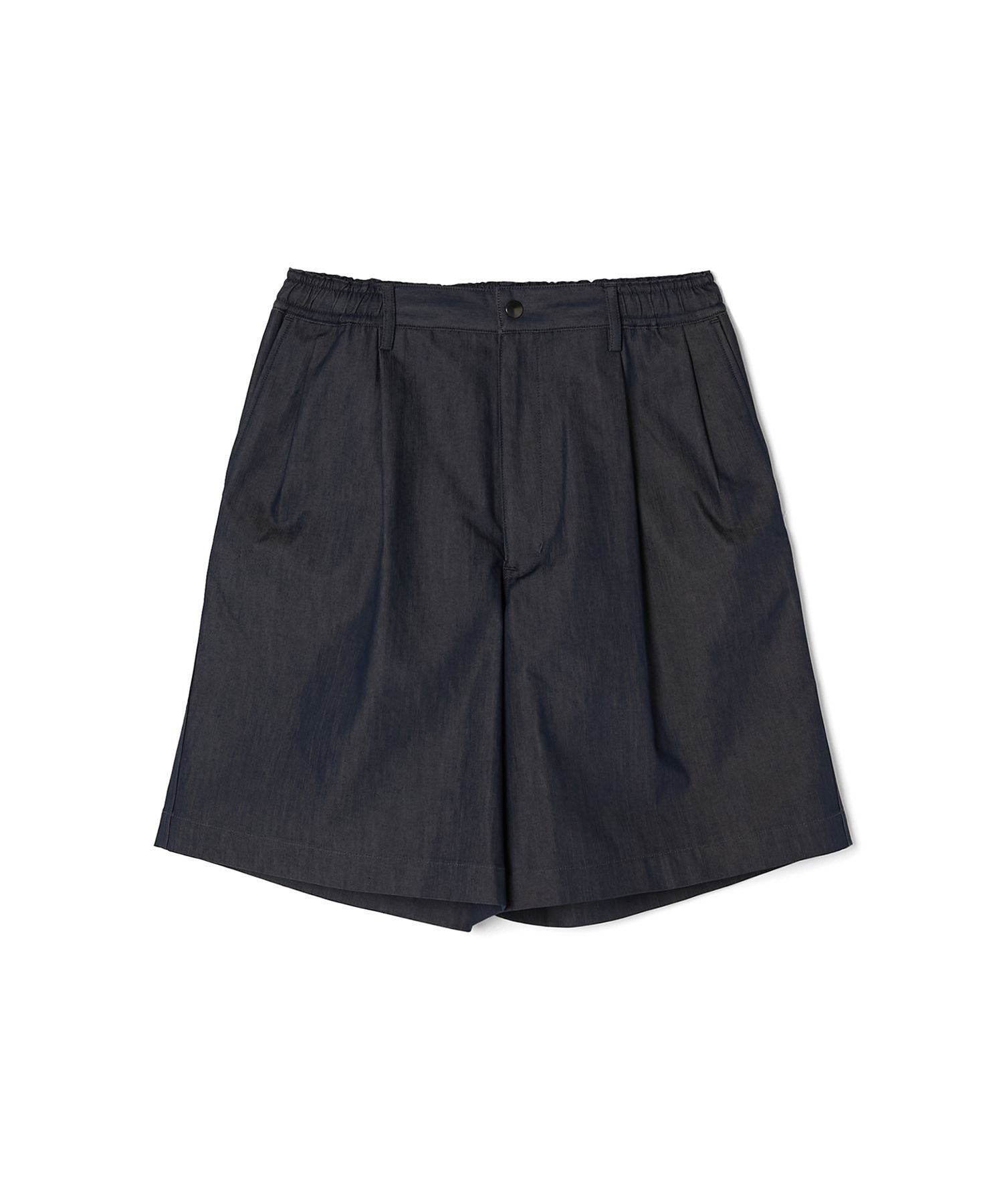 【エヌ.ハリウッド/N.HOOLYWOOD / MEN】のTUCK HALF PANTS インテリア・キッズ・メンズ・レディースファッション・服の通販 founy(ファニー) 　ファッション　Fashion　メンズファッション　MEN　ボトムス　Bottoms/Men　コレクション　Collection　今季　This Season　吸水　Water Absorption　ドローコード　Draw Cord　ポケット　Pocket　ワイド　Wide　NAVY|ID: prp329100004548736 ipo3291000000032319475