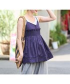【フリークスストア/FREAK'S STORE】のインド シャーリング キャミ チュニック【限定展開】 25SS ネイビー|ID: prp329100004548829 ipo3291000000032765784
