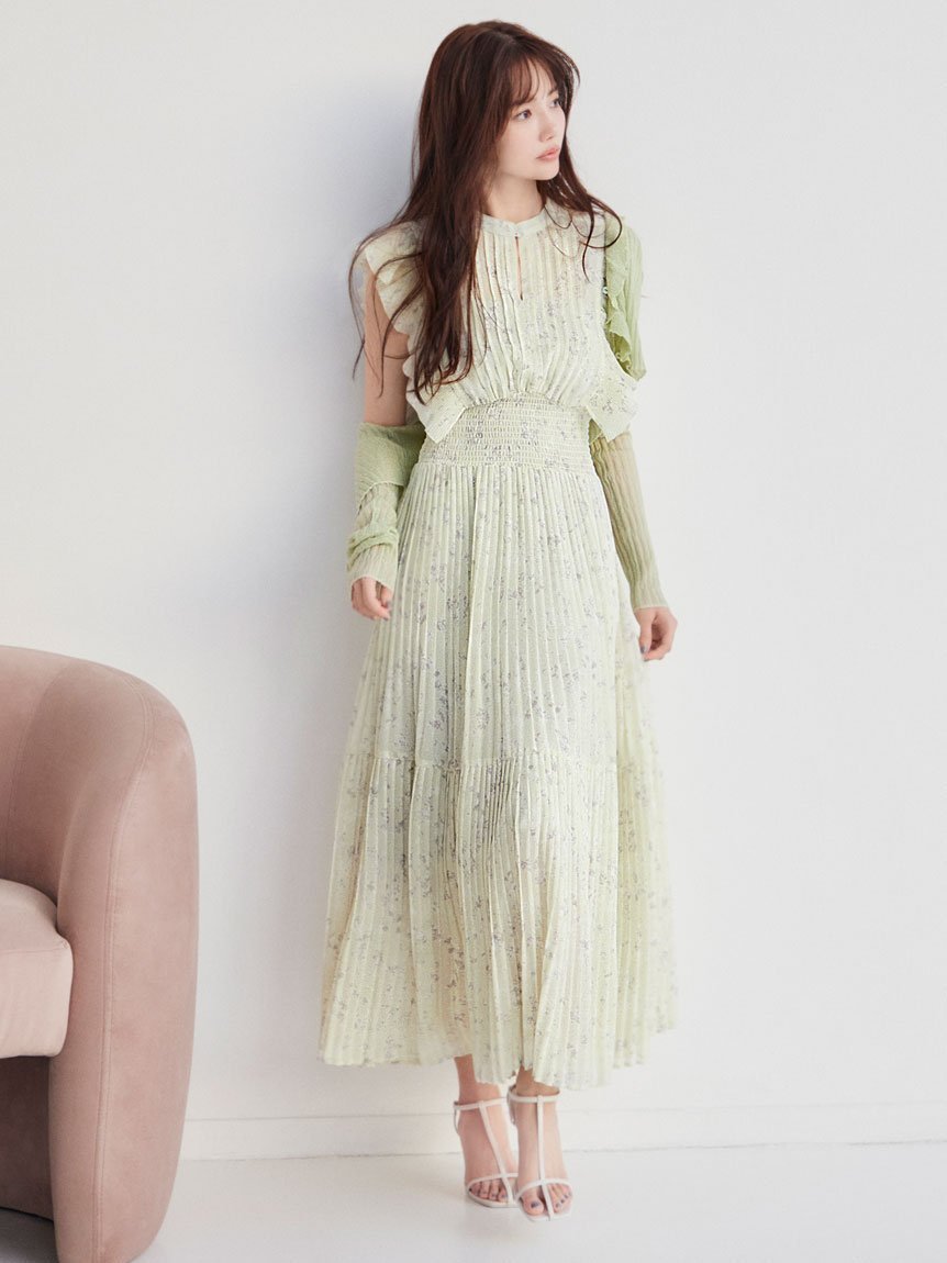 【スナイデル/SNIDEL】のシアーフリルカーディガン インテリア・キッズ・メンズ・レディースファッション・服の通販 founy(ファニー) 　ファッション　Fashion　レディースファッション　Fashion for Women　トップス・カットソー　Cut & Sew Tops　カーディガン・羽織り　Layered Style Cardigans　ウェーブ　Wavy Pattern　カーディガン　Cardigan, Knitwear　クロップド　Cropped, Short Length　スウィート　Sweet, Cute Style　トレンド　Trend, Trending Now　フェミニン　Feminine, Girly　フリル　Frill, Ruffle　フロント　Front, Front Design　おすすめ　Recommended / Our Picks　GRN[024]|ID: prp329100004548830 ipo3291000000033437297
